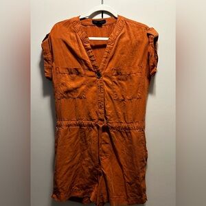 Sanctuary Orange Romper